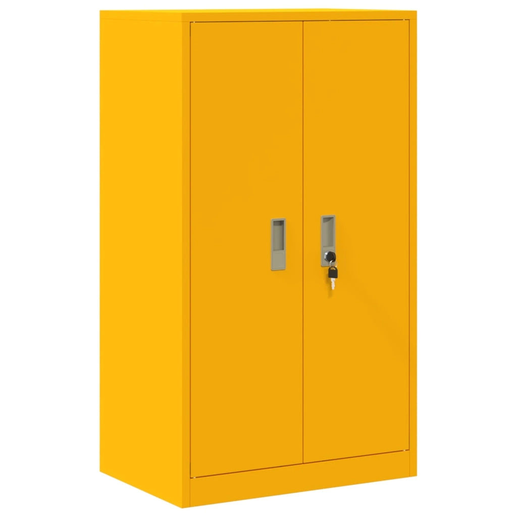 Armadio Giallo senape 60 x 40 x 105 cm Acciaio 891733