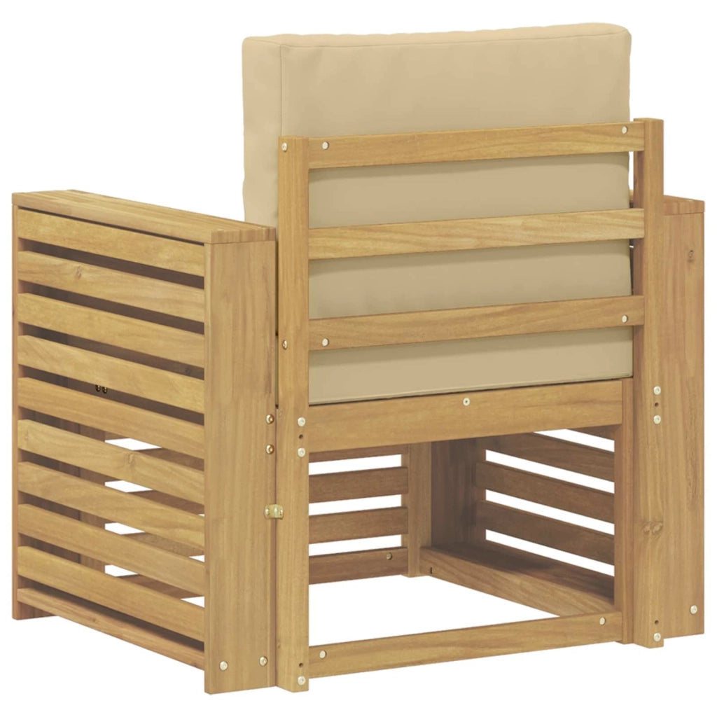 Set di divani da esterno-Sofa da giardino Poliestere Bianco 682780