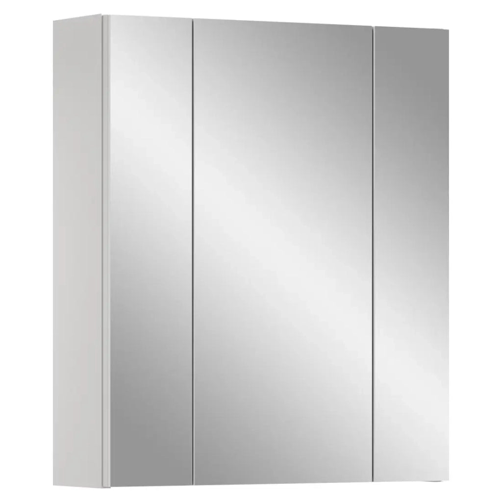Mobile contenitore con specchi – Bianco lucido – KLEANKIN