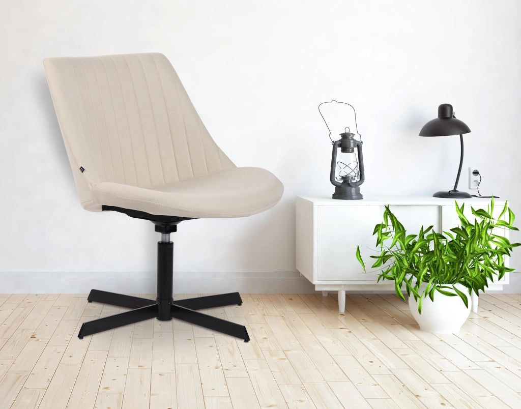 Sedia da Lounge Granby crema