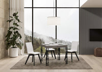 Tavolo Allungabile 90-246x90x77 cm Ghibli Allungabile piano Cemento