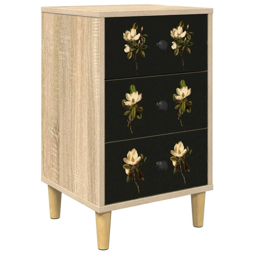 Armadio da Notte BREMEN Rovere Sonoma 36 x 33 x 60 cm 8007305