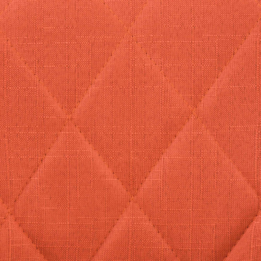 Sgabello bar LAZIO in tessuto arancione,nero