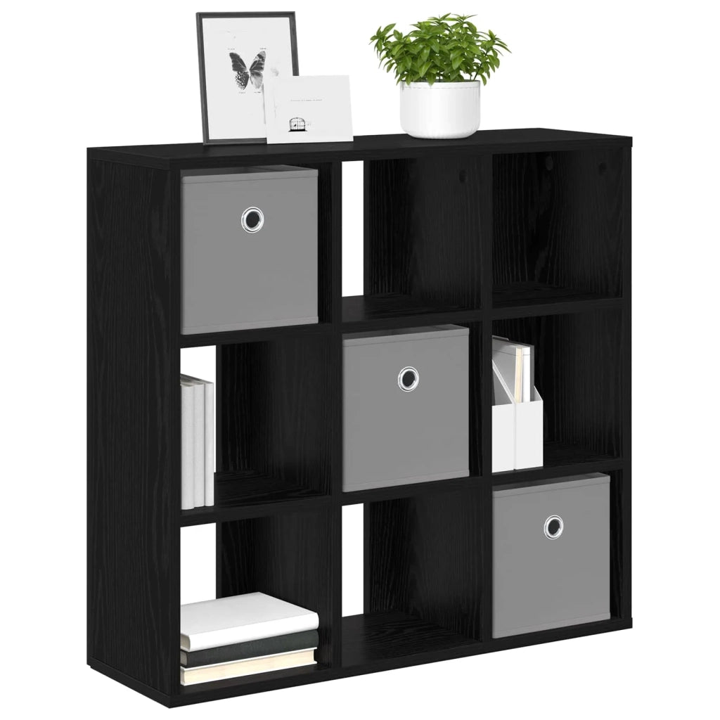 Credenza con cassetto Rovere Nero 73,5 x 24 x 69,5 cm