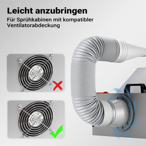 Accessorio airbrush Tubo dell’aria di scarico per cabina di aspirazione aerografo