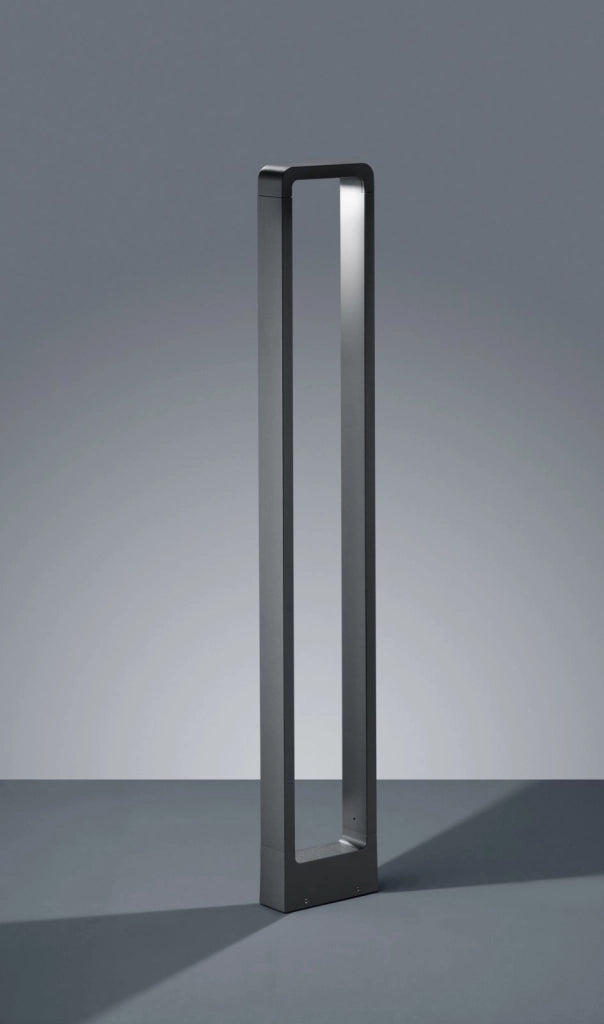 RENO PALO LED 4,5W 450lm, 3000K RETTANGOLARE ANTRACITE H100CM IP54