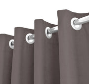 Tenda Semioscurante 140 x 290 Cm Moderne Con Occhielli  GrigioScuro - 2 Tende