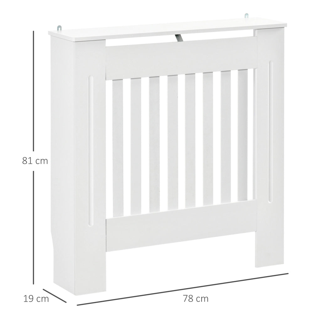 Copritermosifone MDF Bianco ¨C Xylo ¨C Mobile Salvaspazio Moderno 78x19x81 cm
