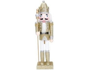Soldato di Natale in legno - Decorazione per Natale - Manufatto a mano - Dipinto - 31 cm di altezza