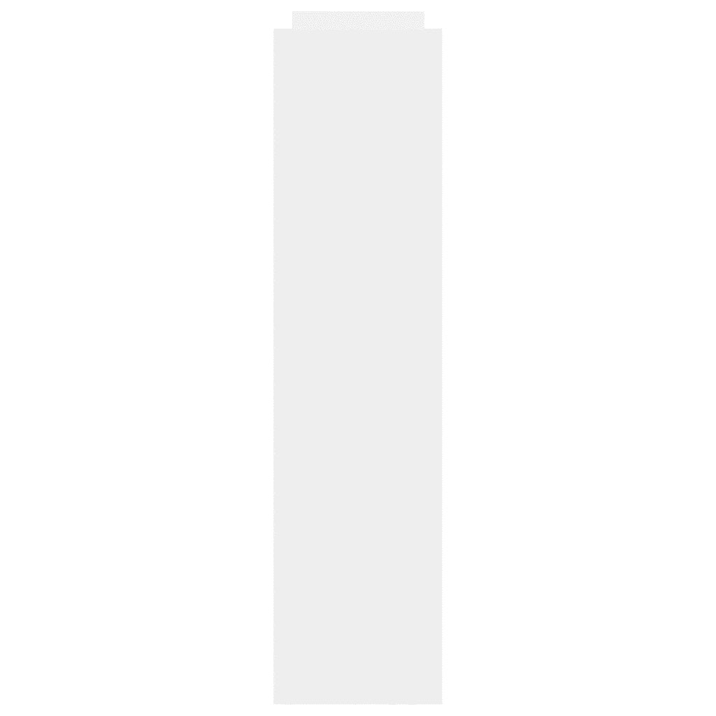 Carrello portaoggetti stretto a 4 ripiani bianco in legno ingegnerizzato 855259