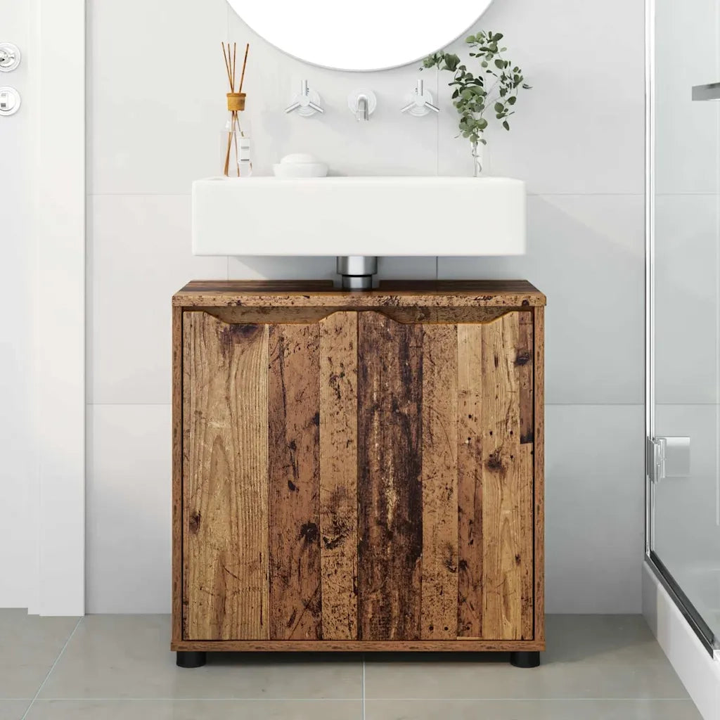 Mobile per Lavabo | Armadio Lavabo da bagno Legno vecchio 60 x 30 x 60 cm