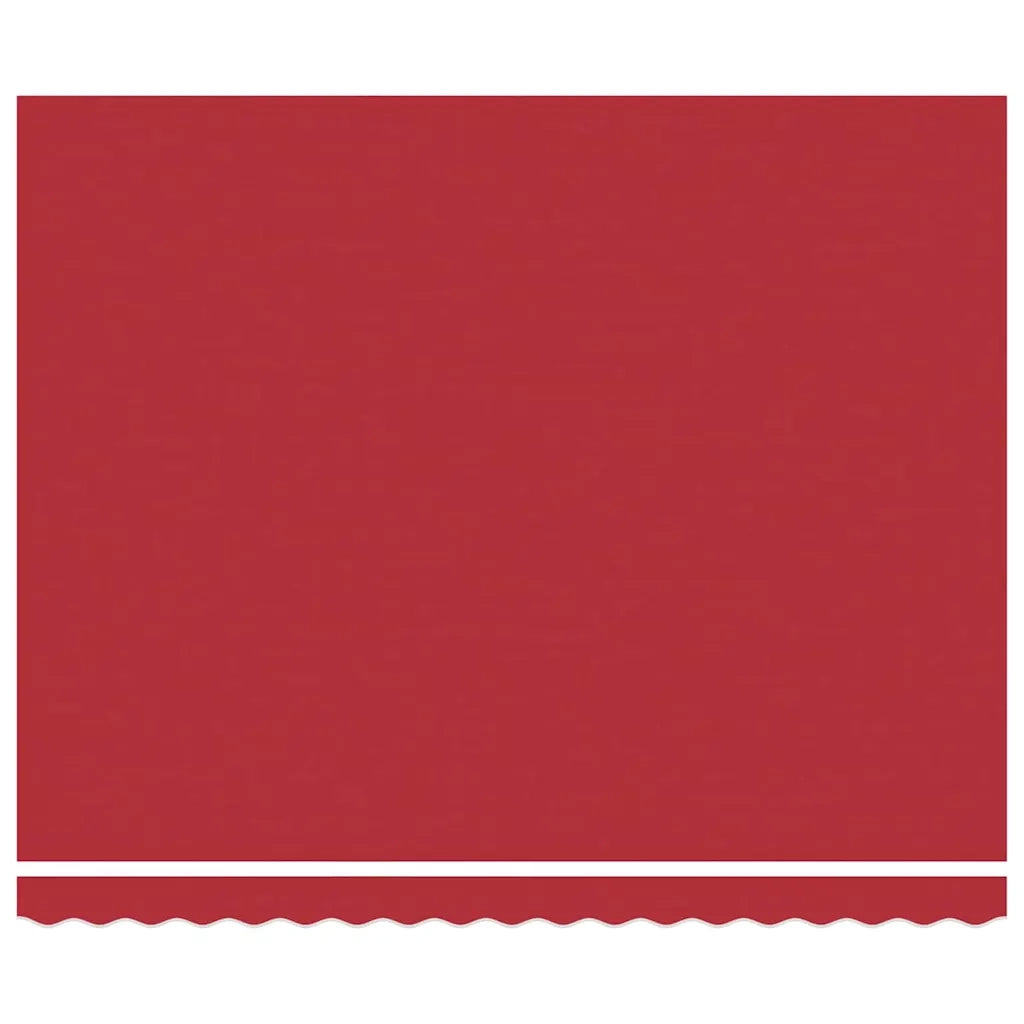 Tenda Retrattile Rosso 400 × 350 cm Poliestere e Metallo 3330826