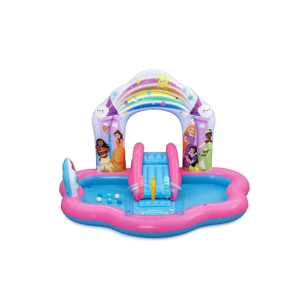 Trade Shop - Centro Giochi Acquatico Princess Enchanted World 221x193x140cm Gonfiabile Piscina 9103 -