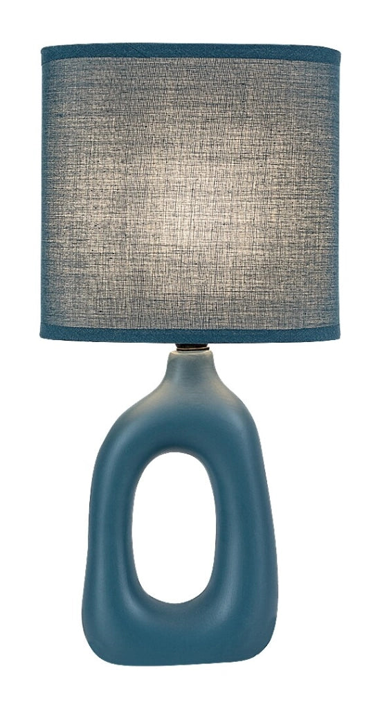 Lampada da tavolo Sylira 1xE14 blu ceramica Rabalux