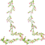 Decorazioni floreali rosa - 2 pezzi - Finte fiori - Ideali per matrimonio e decorazione di casa