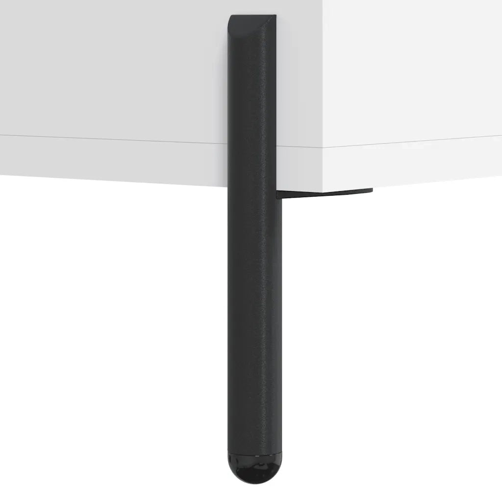 Credenza Bianca 34,5x34x90 cm in Legno Multistrato 828612