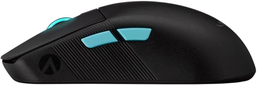 ROG Harpe Ace Aim Lab Edition Mouse Gaming, Super Leggero, 36000 dpi, Wireless 2.4 GHz, Bluetooth, Bassa Latenza, USB, Batteria a Lunga Durata, Illuminazione RGB Aura Sync, Bianco
