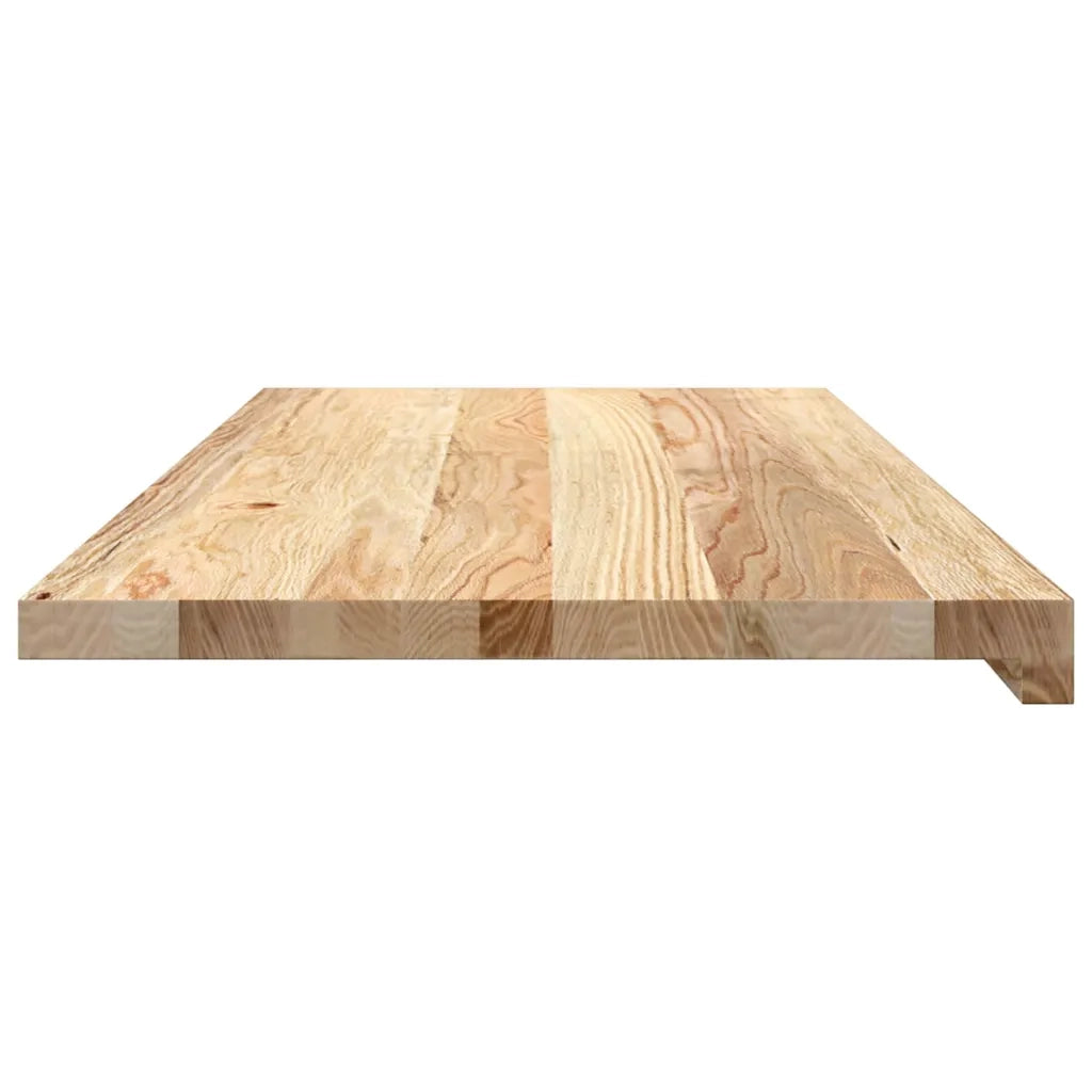 Davanzali 2 pz Non Trattati 90x40x2 cm Legno Massello di Rovere CFW5733763