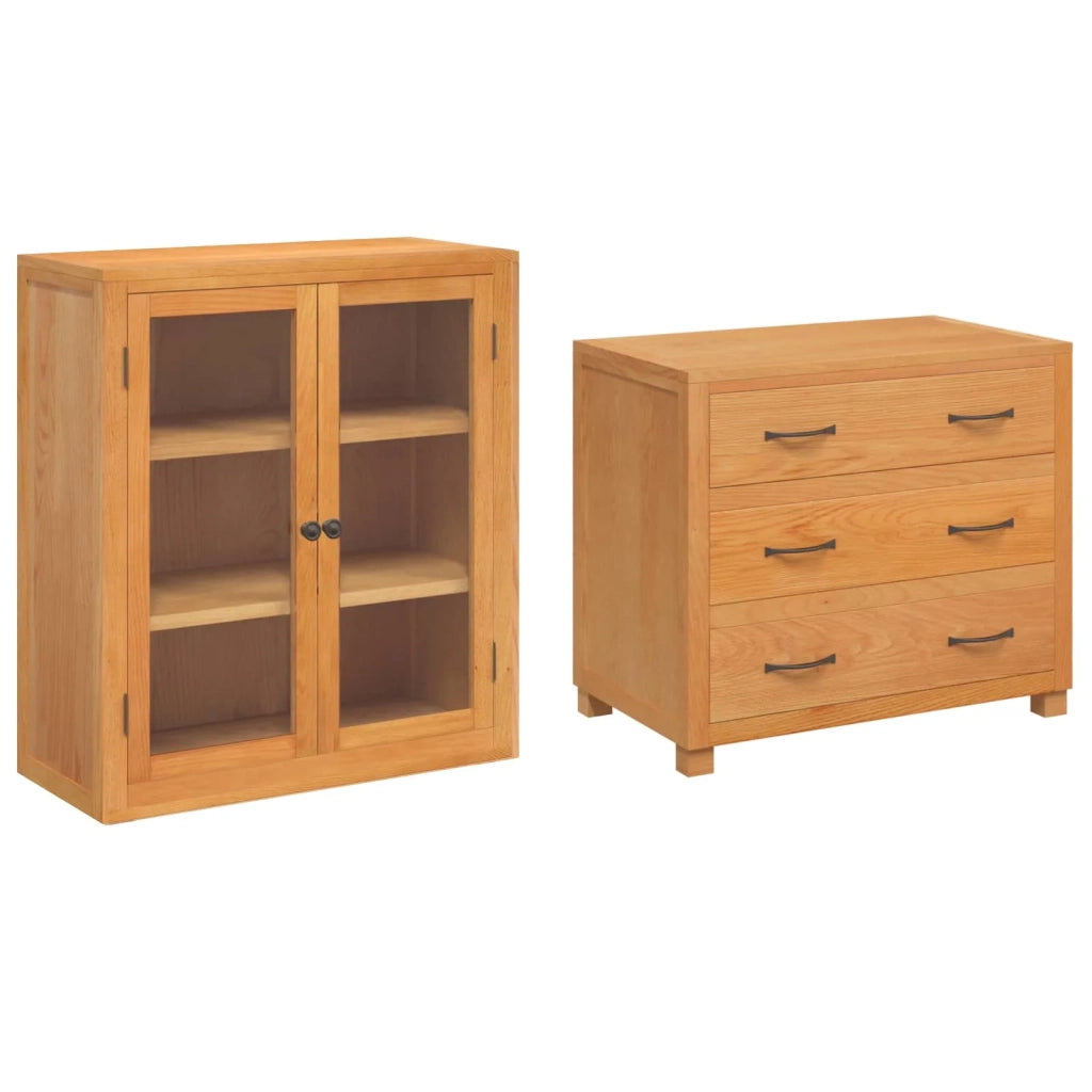 Set di Mobili per Magazzino con porta Marrone Legno multistrato