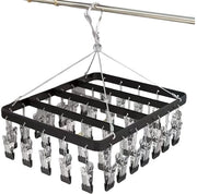 Hanger per calze robusto - spaziale - 36 clip - metallo