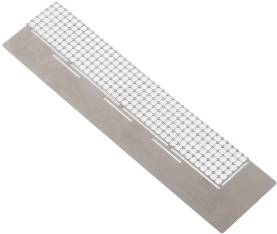 Liniaal per Pittore in Acciaio Inossidabile - 240 Fori - Liniaal per Dipingere - Strumento per Disegno - Attrezzo per Artigianato - Preciso ed Efficiente - Liniaal per Pittore