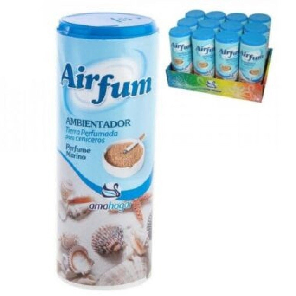 Trade Shop - Set 12 Pezzi Deodorante Sabbia Profumata Per Posacenere Fragranza Marina -