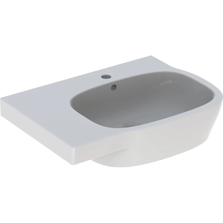 LAVABO ASIMMETRICO FANTASIA 65 SX BIANCO