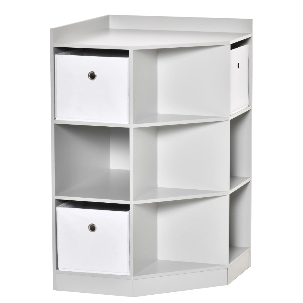 Cassettiera per bambini con 3 cassetti ¨C zephmum ¨C grigio 60x40x cm