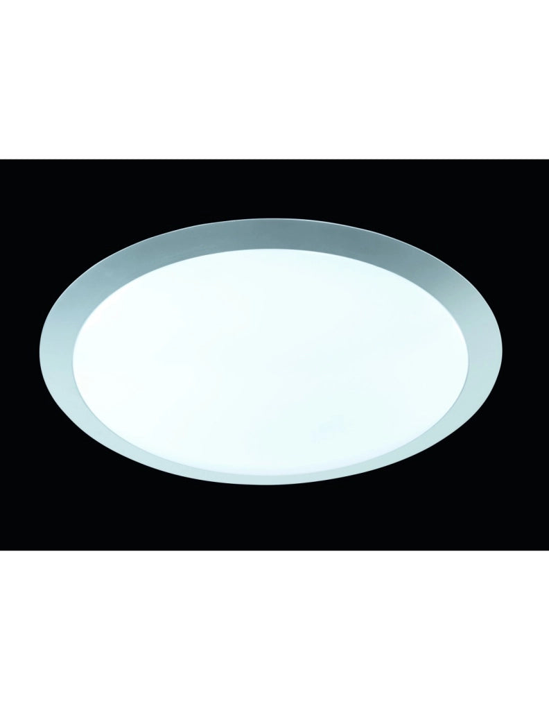 Plafoniera Moderna Led 25W Dimmerabile Gonzalo Alluminio Ø42 cm Trio Lighting