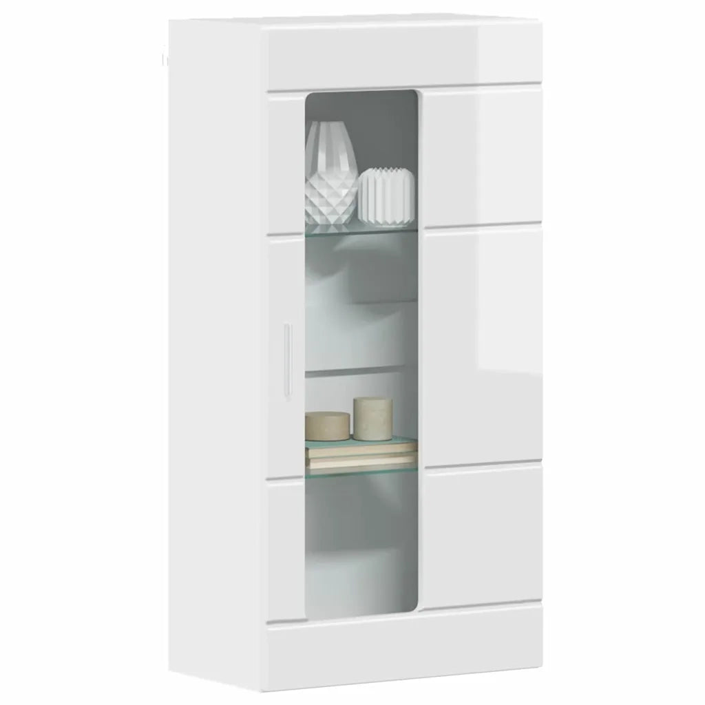 Armadio in Legno Bianco Lucido 50 x 29 x 100 cm CFW4957174
