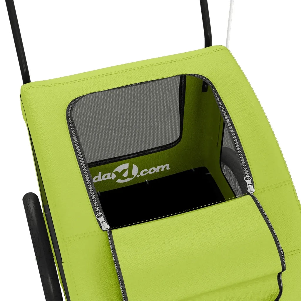 Rimorchio da Bici per Animali Verde Oxford e Ferro CFW2179707
