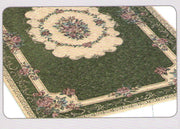 Tappeto Velour Antiscivolo Modello Bouquet By Suardi - 65x110(2 tappeti) - Verde