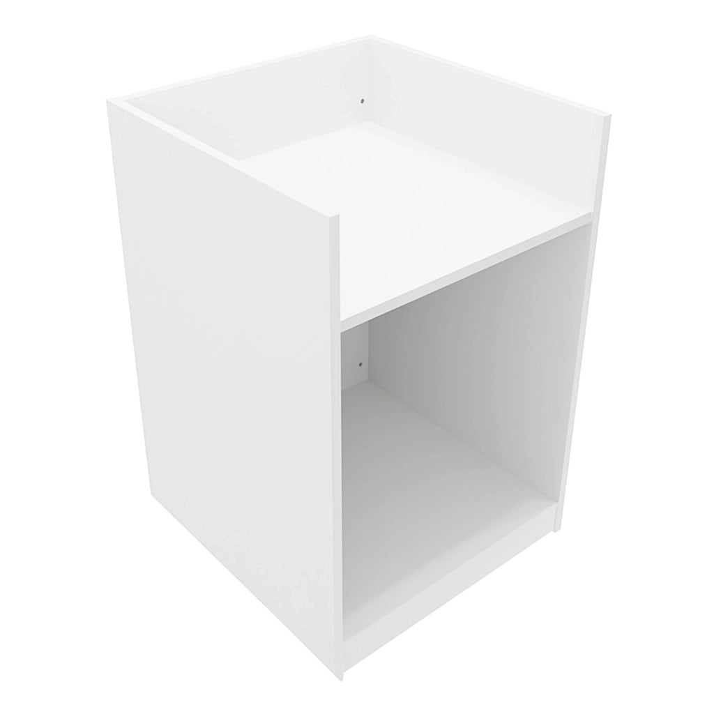 Bancone Cassa da Negozio Bianco TB60 Mobile Reception 2 Ripiani in MDF