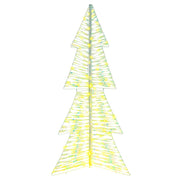 Albero di Natale con 160 LED-Luci decorative natalizie Bianco caldo 150 cm PET 648843