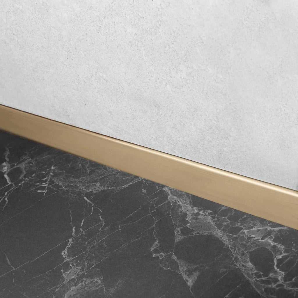 Pannello Frontale Per Piatto Doccia 130cm Brush Gold