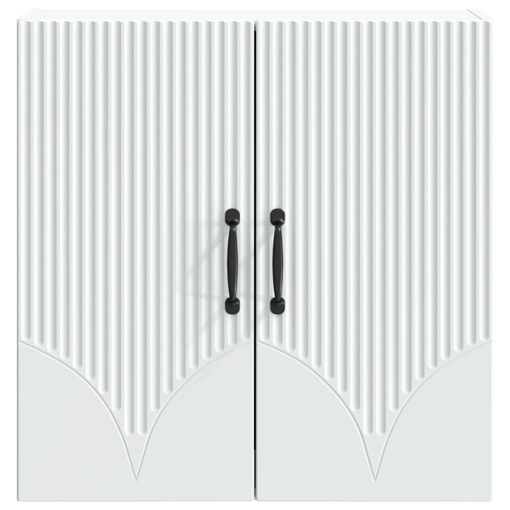 Mobiletto a muro Bianco 59 x 31 x 60 cm Legno ingegnerizzato 898915