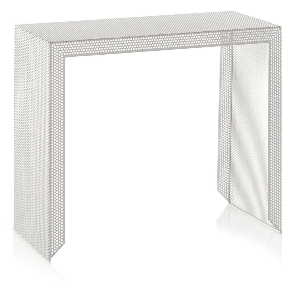 Consolle 85x40x70 cm in Metallo Bianco