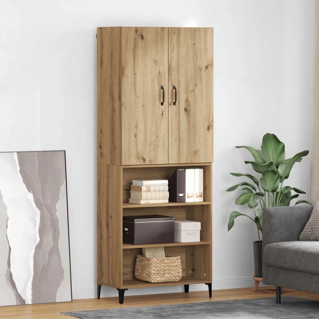 Credenza-Buffet-Armadio da cucina Rovere artigianale 69,5 x 34 x 180 cm 430243