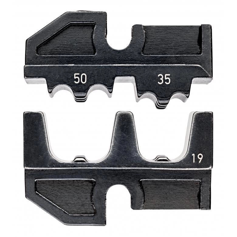 KNIPEX 97 49 19 Matrice di crimpaggio per terminali a bussola 35-50 mm² 2 posizioni Acciaio colore Nero