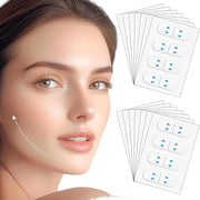 Tape per il viso 160 pezzi - Adesivi trasparenti - Adesivi rinforzanti - Patch per il collo - Adesivi per le guance - Strisce per la pelle flaccida - Cura del viso - Adesivo trasparente per il viso.
