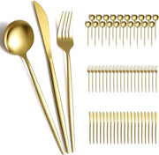 Set di Cucina in Acciaio Inossidabile da 60 pezzi per 20 persone | Set per Matrimoni e Feste