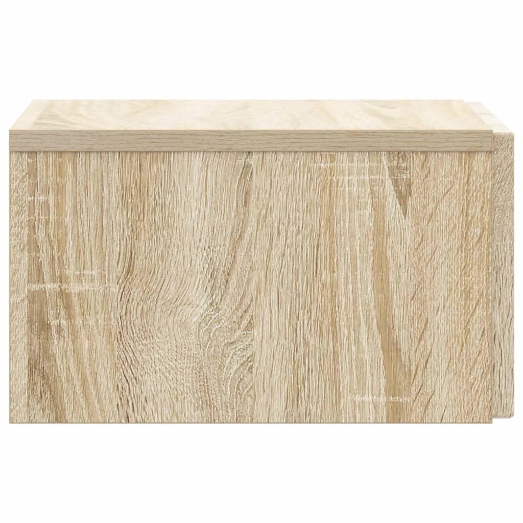 Mobiletto da notte a muro Rovere Sonoma 33 x 34,5 x 20 cm 898429