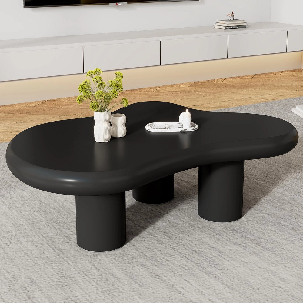 Tavolino da Caff¨¨ Design Nuvola ¨C MINIMAL ¨C MDF Laccato, 97x67x32 cm