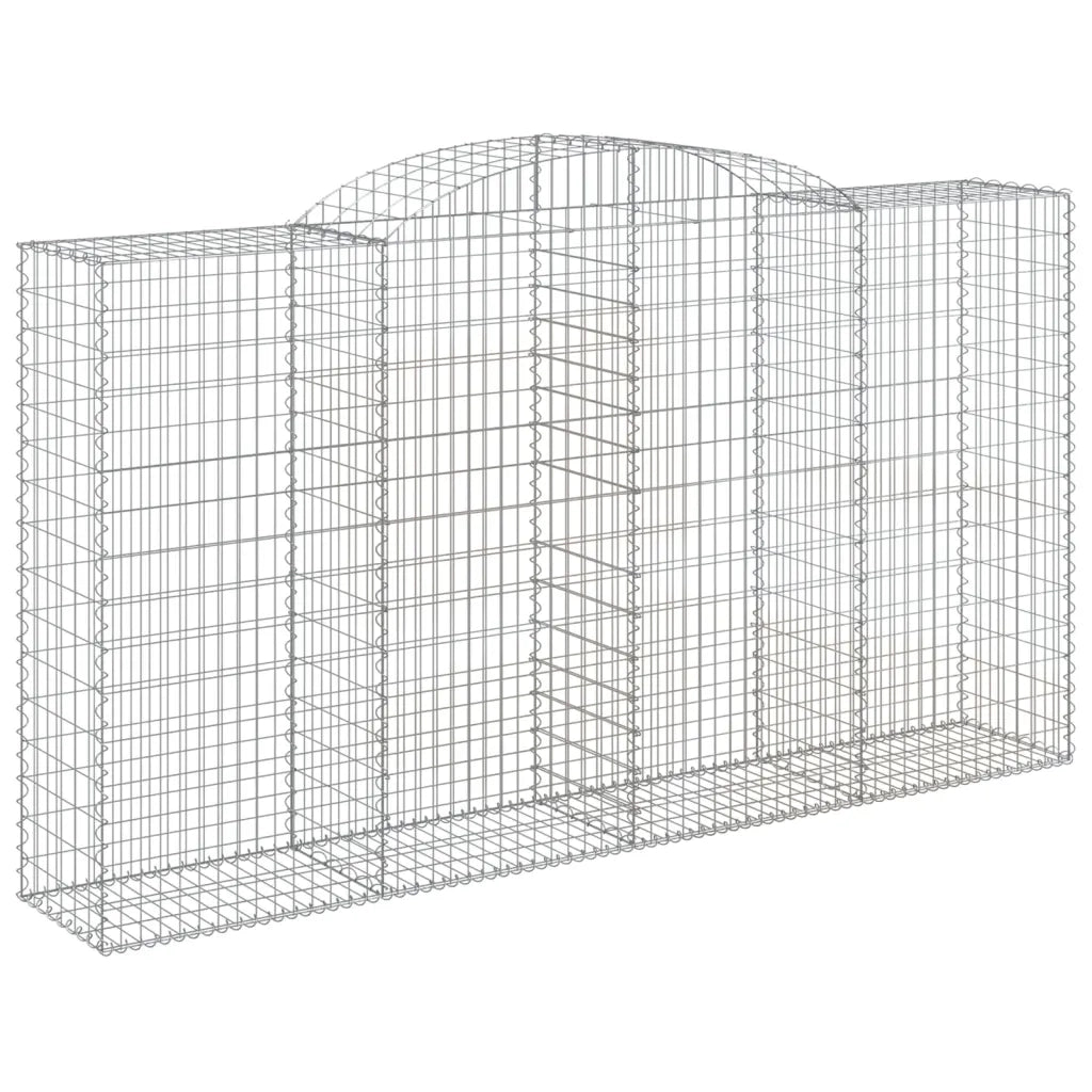 Cesti Gabbioni ad Arco 10 pz 300x50x160/180 cm Ferro Zincatocod mxl 76177