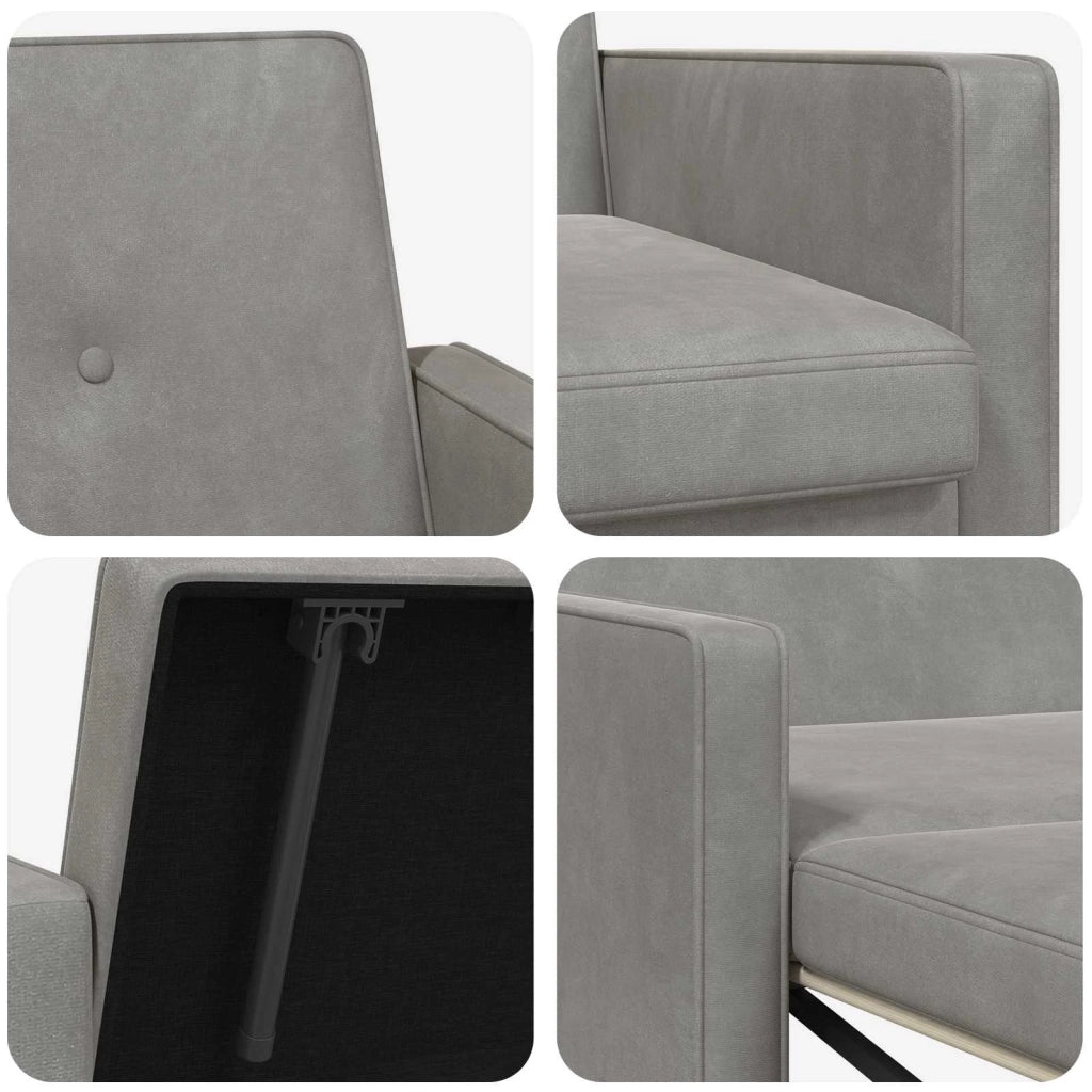 Divano letto | Sof¨¤ letto | Letto singolo Verde chiaro Tessuto