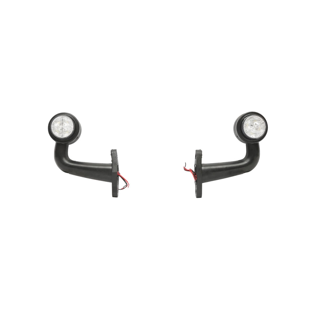 Set di lampade laterali  con LED, 12-24V, rosso-bianco, Breckner Germany, modello FR0115
