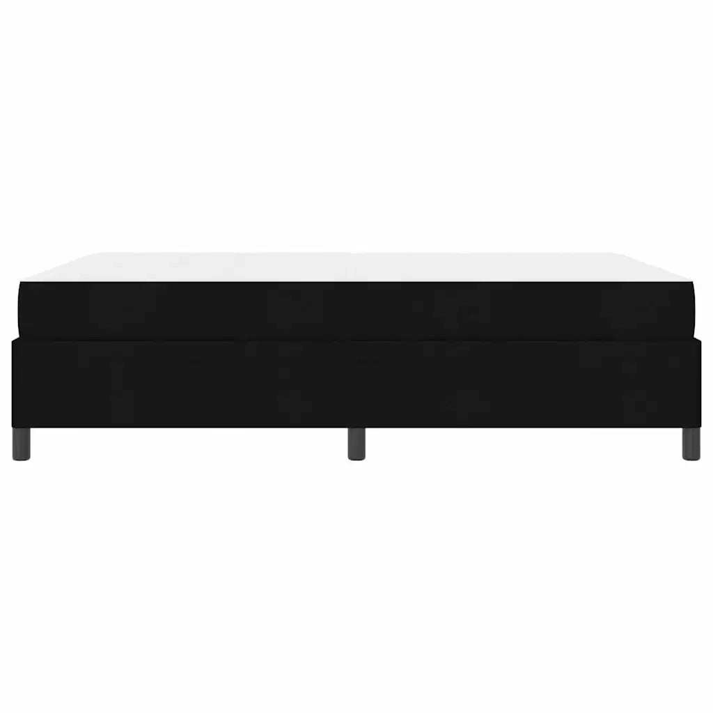 vidaXL Letto a molle Nero e Nero 160 x 200 cm