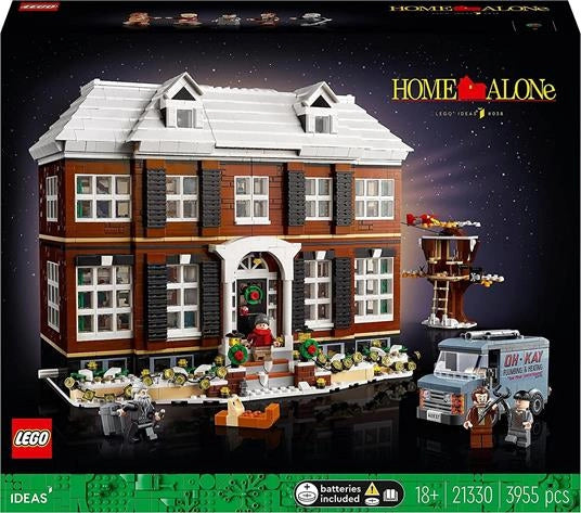 Lego ideas 21330 mamma ho perso laereo, set per adulti da collezione, casa dei mccallister, idea regalo con 5 minifigure - 125525