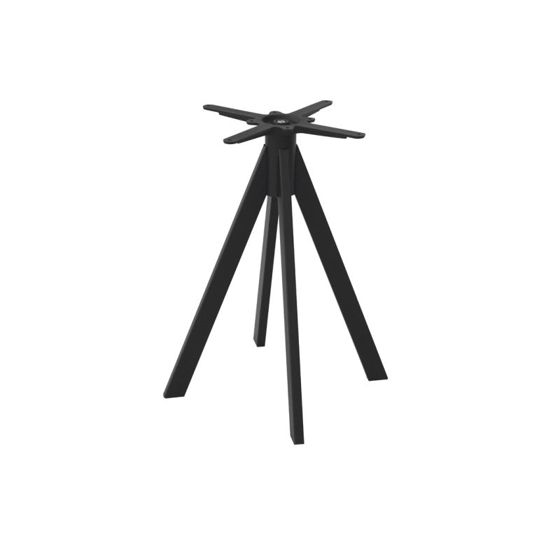 Basamento A 4 Gambe Acciaio Nero Moia