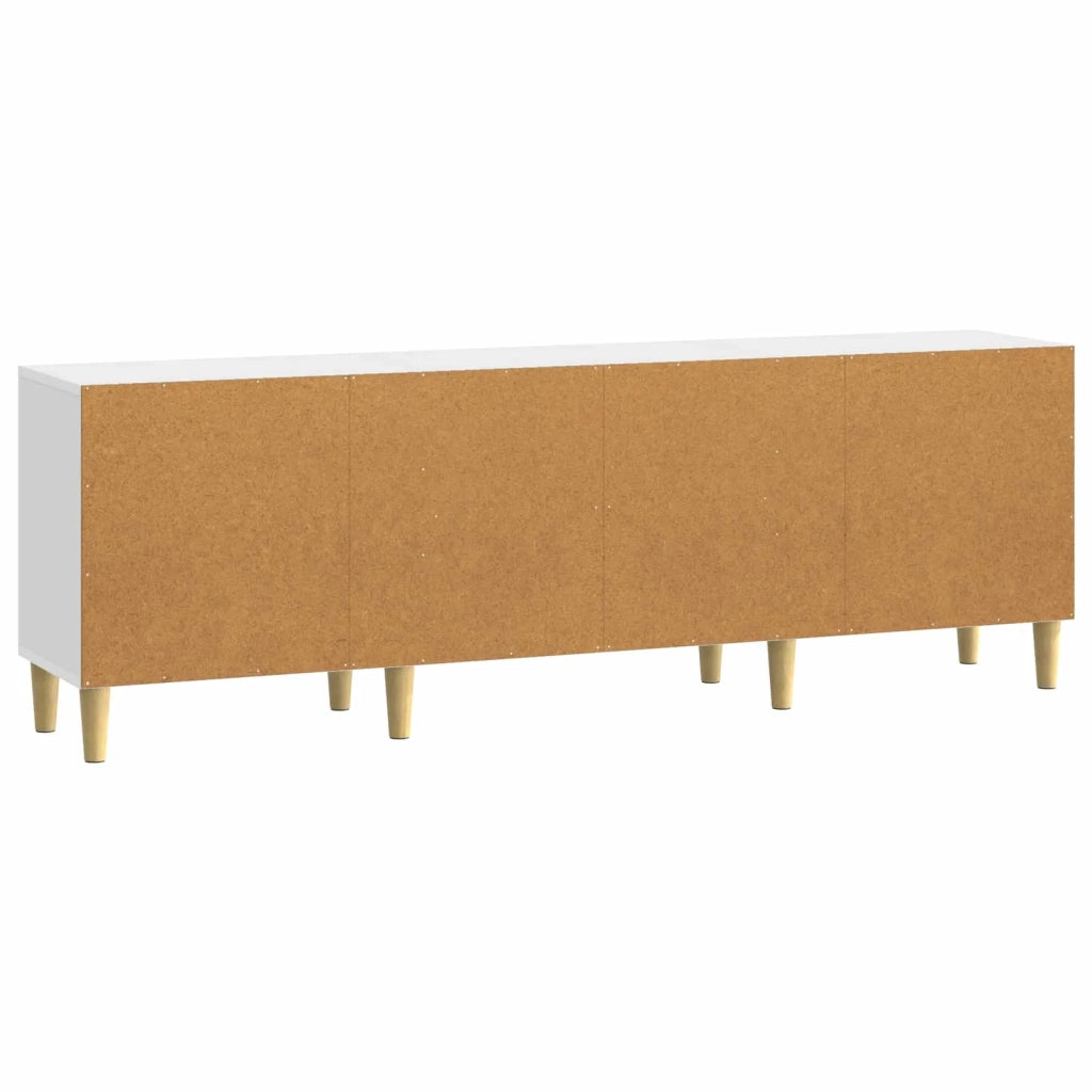 Mobile TV 150 x 31 x 50 cm Bianco Lucido Legno ingegnerizzato